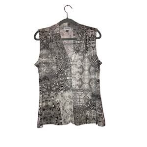 Calvin Klein Bandana Style Boho Tank Top Blouse Size Large